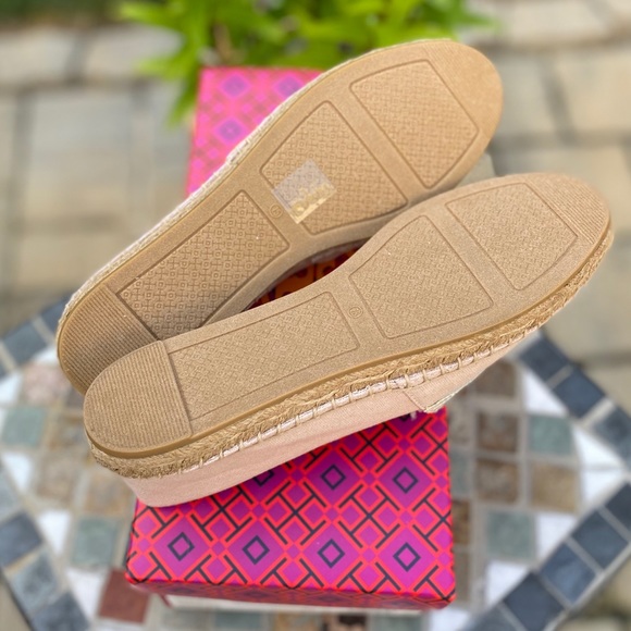 ✨LAST PAIR ✨ Tory Burch Poppy Logo Espadrille Flat - Picture 15 of 15